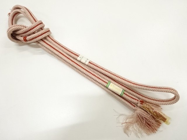 未使用品　正絹　手組帯締め
